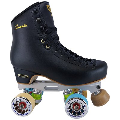 Patins Sonata c/ Evolution Reds Preto