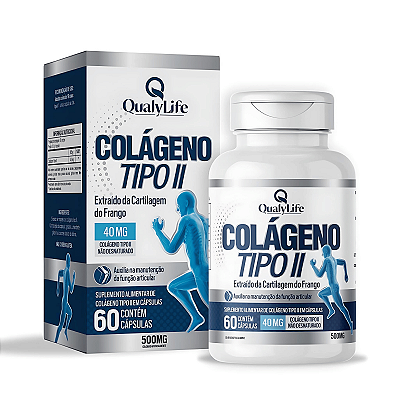 Colágeno Tipo 2 40mg 60 Capsulas - QualyLife