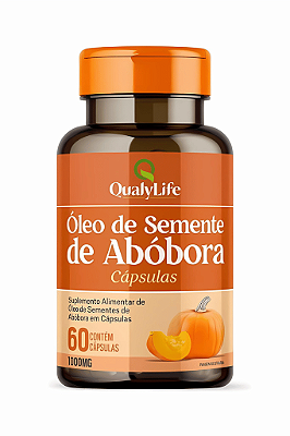 Óleo De Semente De Abobora 60 Capsulas - QualyLife