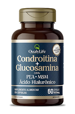 Condroitina e Glucosamina 60 Capsulas - QualyLife