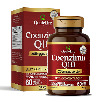 Coenzima Q10 200mg 60 Cápsulas - QualyLife