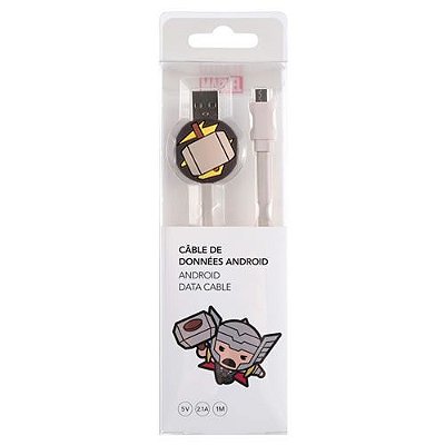 CABO PARA CELULAR USB MARVEL - THOR