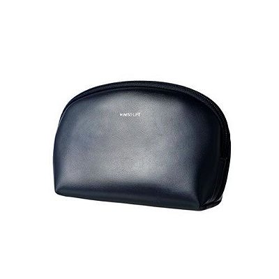 NECESSAIRE OVAL MODELO MINISO LIFE  AZUL MARINHO PEQUENA