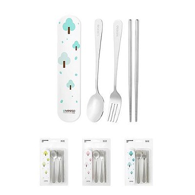 PORTA TALHERES - KIT COM ESTOJO,COLHER,GARFO,HASHI