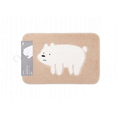 TAPETE DE CHÃO URSO SEM CURSO/WE BARE BEARS PARDO MARROM