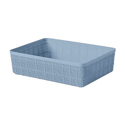CESTA ORGANIZADORA DE MESA AZUL
