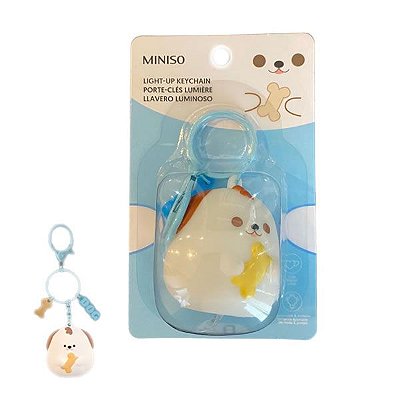 CHAVEIRO COM ILUMINAÇÃO LED ANIMAL FOFO