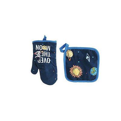 CONJUNTO - LUVA E SUPORTE DE PANELA ASTRONALTA