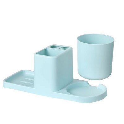 PORTA ESCOVA DE DENTES COM CANECA