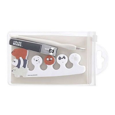 Kit Manicure Ursos Sem Curso Fofo Original Miniso