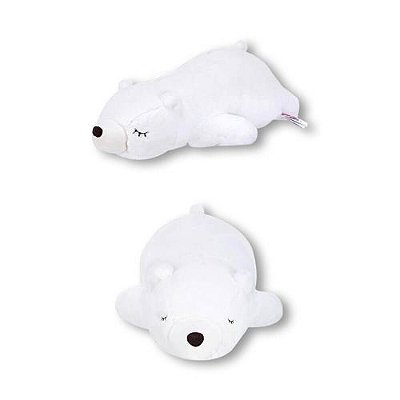 Pelúcia Urso Polar Dormindo 54cm