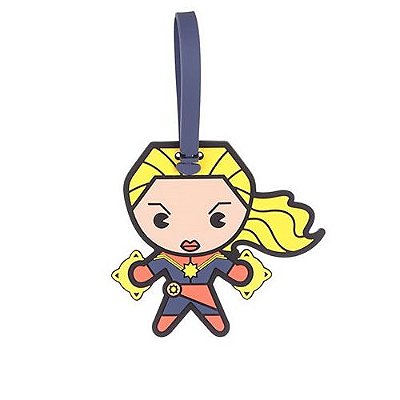 Tag De Mala,Serie Marvel Avengers Captain Marvel Comp. Pvc