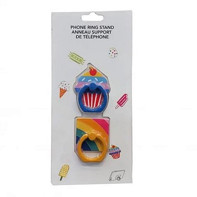 Suporte Para Celular Rainbow e Cupcake 2 Unidades
