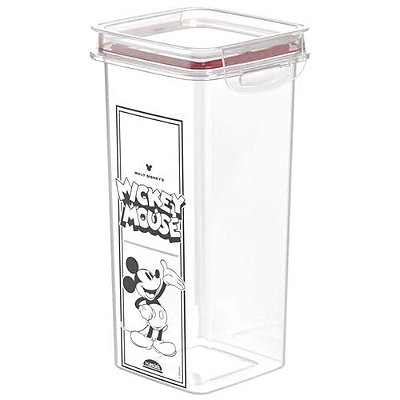 PORTA MANTIMENTOS HERMÉTIOCO TRAVA MAIS CRISTAL MICKEY MOUSE 1,2L