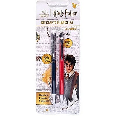 KIT HARRY POTTER C/1 CANETA E 1 LAPISEIRA