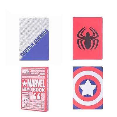 CADERNO DE ANOTAÇÕES SÉRIE MARVEL TAMANHO A5