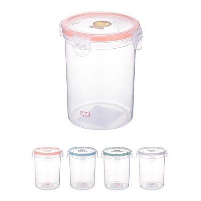 MARMITA BENTO BOX REDONDA SÉRIE MARVEL 750ml.