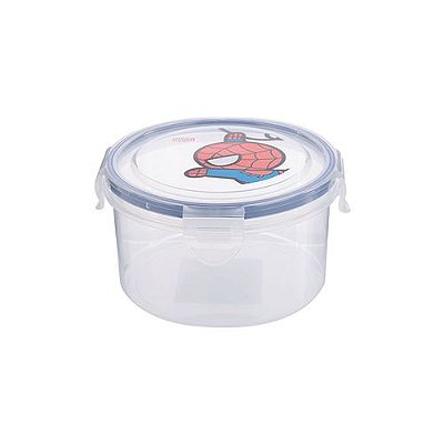 MARMITA BENTO BOX REDONDA SÉRIE MARVEL 600ml.