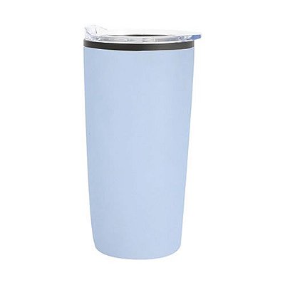 COPO DE AÇO INOXIDÁVEL ESTILO TUMBLER 500ml. COR AZUL