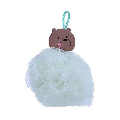 BUCHA DE BANHO URSO SEM CURSO/WE BARE BEARS PARDO