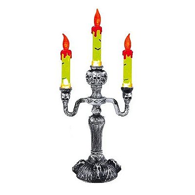 CANDELABRO HALLOWEEN NOITES DO TERROR TAMANHO 39cm.