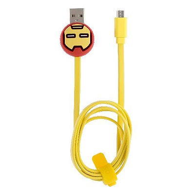 CABO MICRO USB 1 METRO - MARVEL (HOMEM DE FERRO)