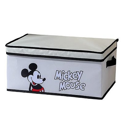CAIXA ORGANIZADORA MODELO DISNEY MICKEY MOUSE TAMANHO 42X30X19cm.