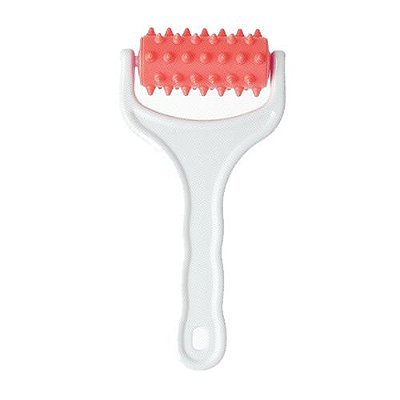 ROLO MASSAGEADOR MUSCULAR DE SILICONE COR ROSA