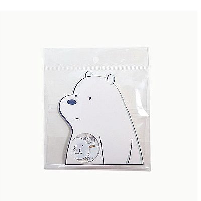 ADESIVOS DECORATIVOS MODELO URSO SEM CURSO PERSONAGEM POLAR 48 UNIDADES