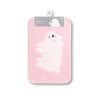 TAPETE DE CHÃO URSO SEM CURSO Polar ROSA