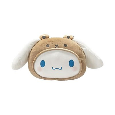 ALMOFADA TRAVESSEIRO FORMATO DE CABEÇA SANRIO CINNAMOROLL