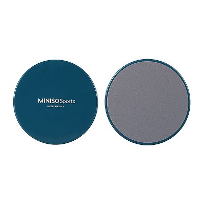 DISCOS DESLIZANTES PARA A PRÁTICA DE EXERCÍCIOS AZUL ESCURO 17X17X5 CM.