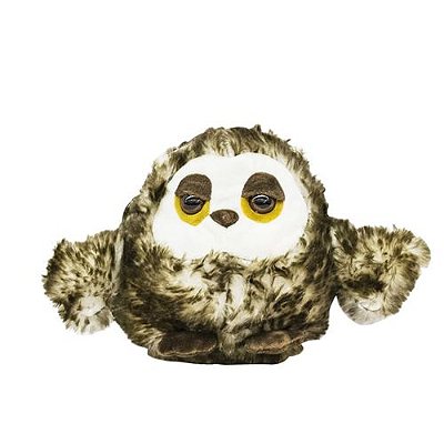 Pelúcia - Chaveiro Coruja Olhos Semi Abertos 13cm