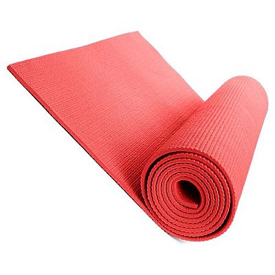 Tapete Para Prática De Ioga - Cor Vermelho Niazitex