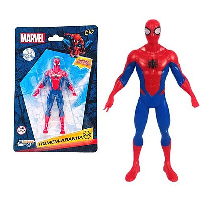 BONECO DE PLÁSTICO MARVEL HOMEM ARANHA 9,5cm.