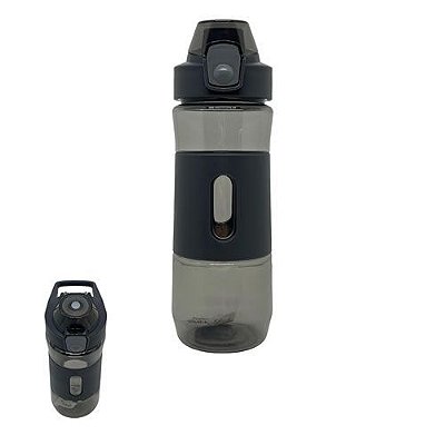 GARRAFA PRETO TRANSPARENTE 500 ML