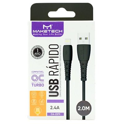 CABO USB MOD. CA-227I 2M PRETO