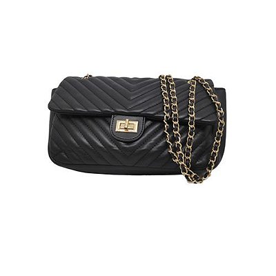 BOLSA FEMININA DE OMBRO GRANDE COM ALÇA DE CORRENTE B PAULLA