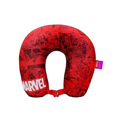 Almofada Pescoço - Marvel Quadrinhos Cor Vermelho
