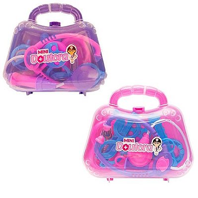 MALETA MINI DOUTORA COM 7 ACESSÓRIOS CORES SORTIDAS PAKITOYS