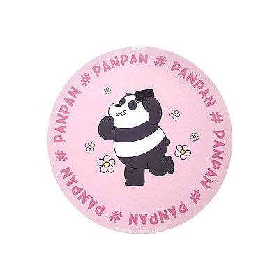 MOUSE PAD REDONDO COLEÇÃO URSO SEM CURSO PANDA.