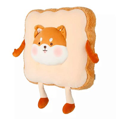 ALMOFADA DE ASSENTO MODELO SHIBA INU COM PERNAS 38 CM.