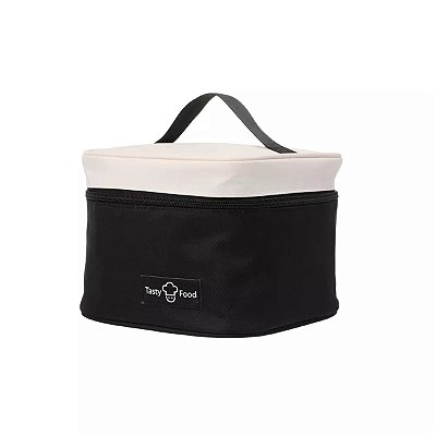 BOLSA TERMICA MOUSSE VINTAGE BICOLOR TAMANHO 18X18X14CM