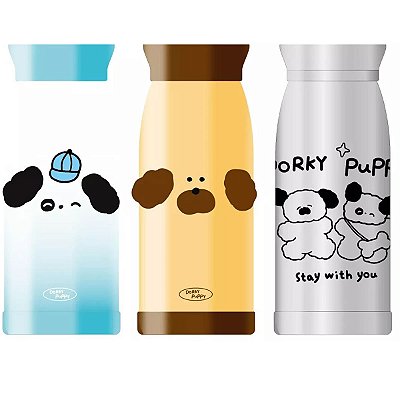 GARRAFA ISOTÉRMICA COLEÇÃO DOGGIE POWER 350 ML.