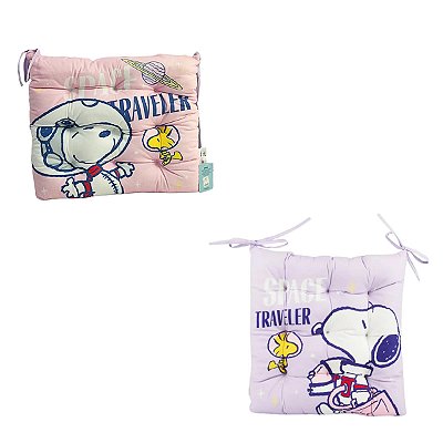 ALMOFADA DE ASSENTO SNOOPY EXPLORADOR ESPACIAL 40 CM.