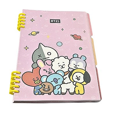 CADERNO DE FOLHAS SOLTAS MODELO BT21 60 FOLHAS.