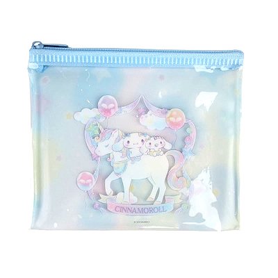 ESTOJO TRANSPARENTE MODELO SANRIO CINNAMOROLL 14CM.
