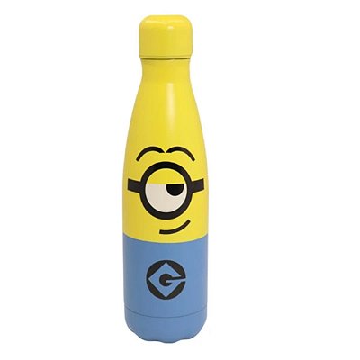 GARRAFA DE AÇO INOX COLEÇÃO DISNEY MINIONS  500 ML.