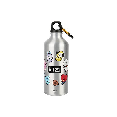 GARRAFA ESPORTIVA DE ALUMINIO MODELO BT21 640 ML.