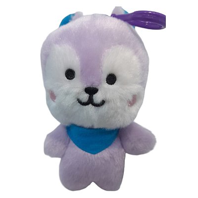 CHAVEIRO DE PELÚCIA COLEÇÃO BT21 MANG 13 CM.